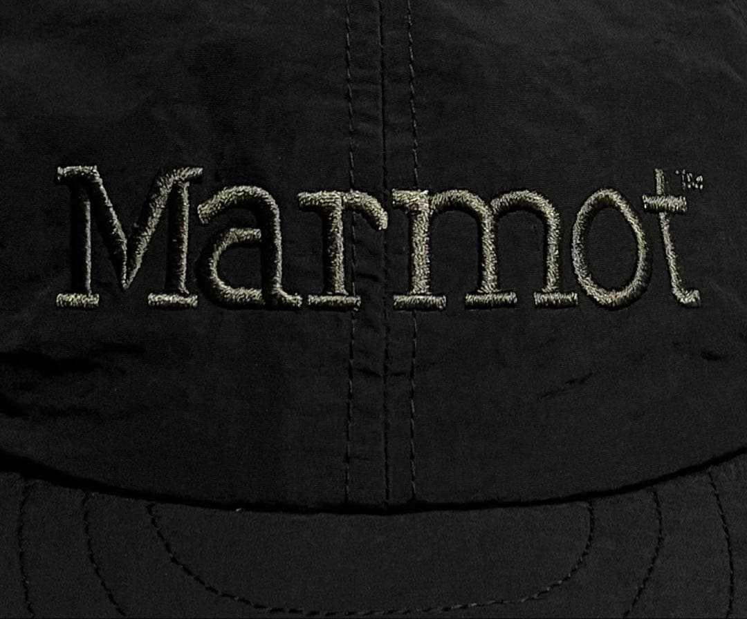 Marmot ロングビル キャップ ブラック 黒