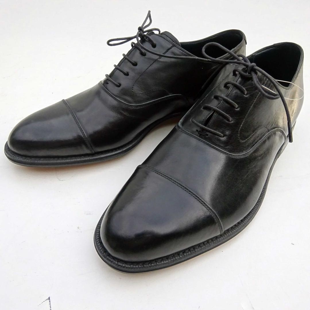 新品未使用誂え靴「友郎」　Oxford-プレーントゥ-　宮城興業ビジネスシューズ
