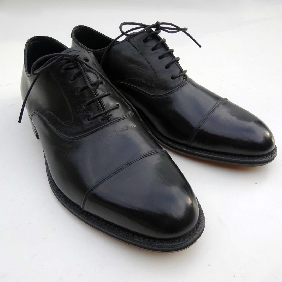 新品未使用誂え靴「友郎」　Oxford-プレーントゥ-　宮城興業ビジネスシューズ