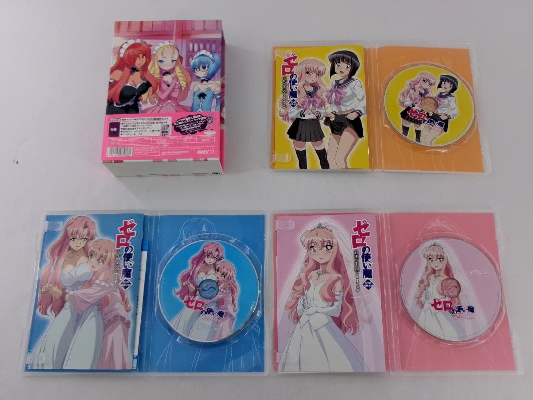 05▢ゼロの使い魔 DVD 1期＋2期＋3期セット BOX付き NS0714-4