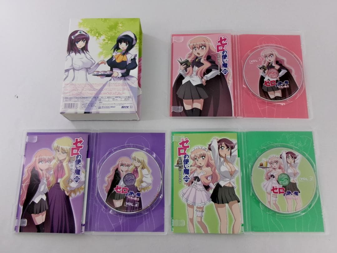 05▢ゼロの使い魔 DVD 1期＋2期＋3期セット BOX付き NS0714-4