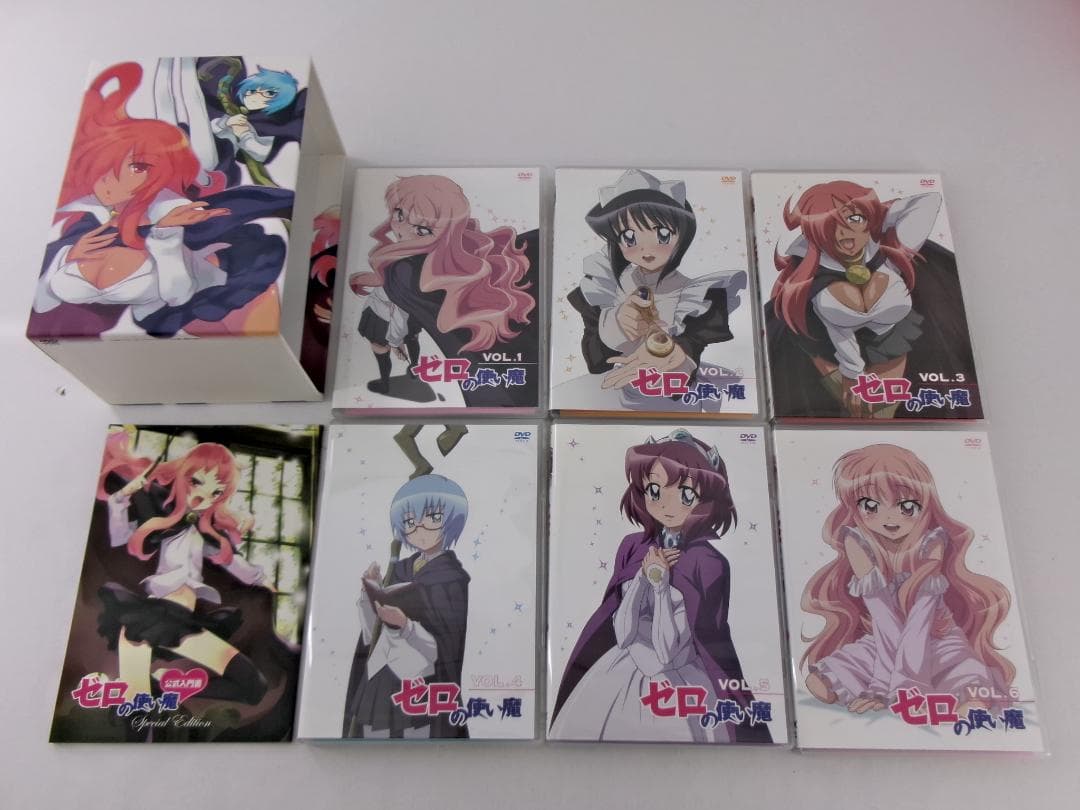 05▢ゼロの使い魔 DVD 1期＋2期＋3期セット BOX付き NS0714-4