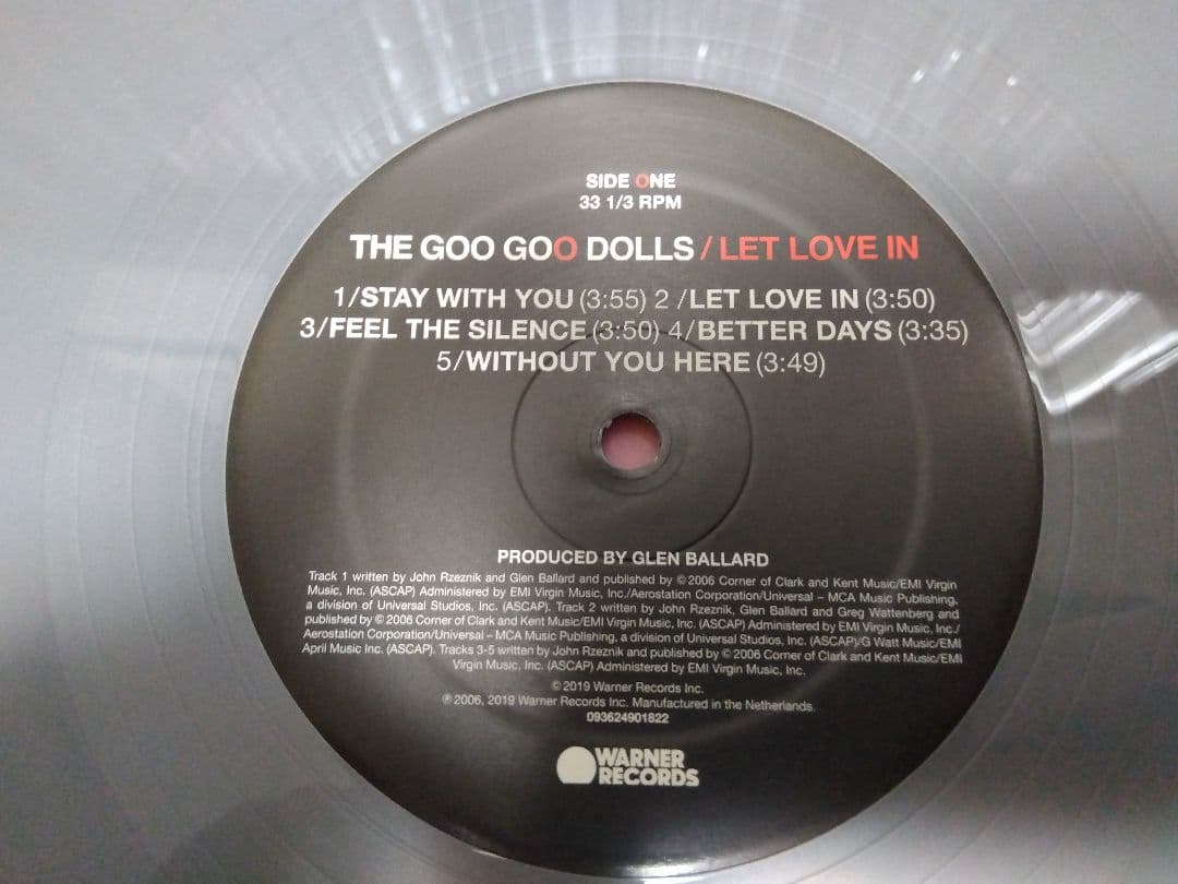 グーグードールズ Let Love In アナログ レコード LP