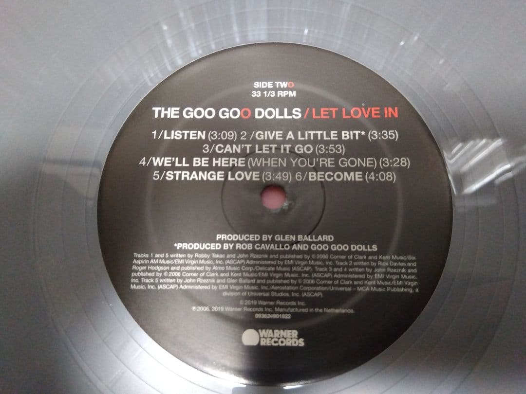 グーグードールズ Let Love In アナログ レコード LP