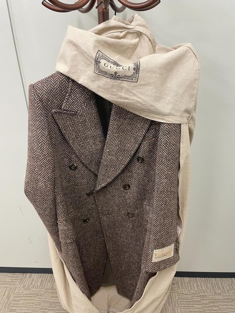 GUCCI 22AW 644450 ZAFUT ダブルブレストコート