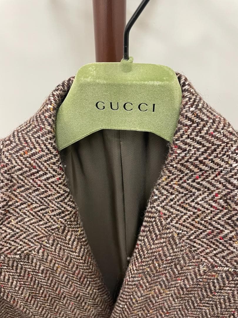 GUCCI 22AW 644450 ZAFUT ダブルブレストコート