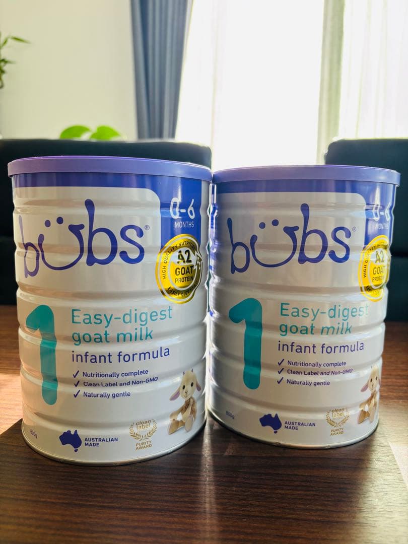 bubs 【0〜6ヶ月】粉ミルク2缶セット