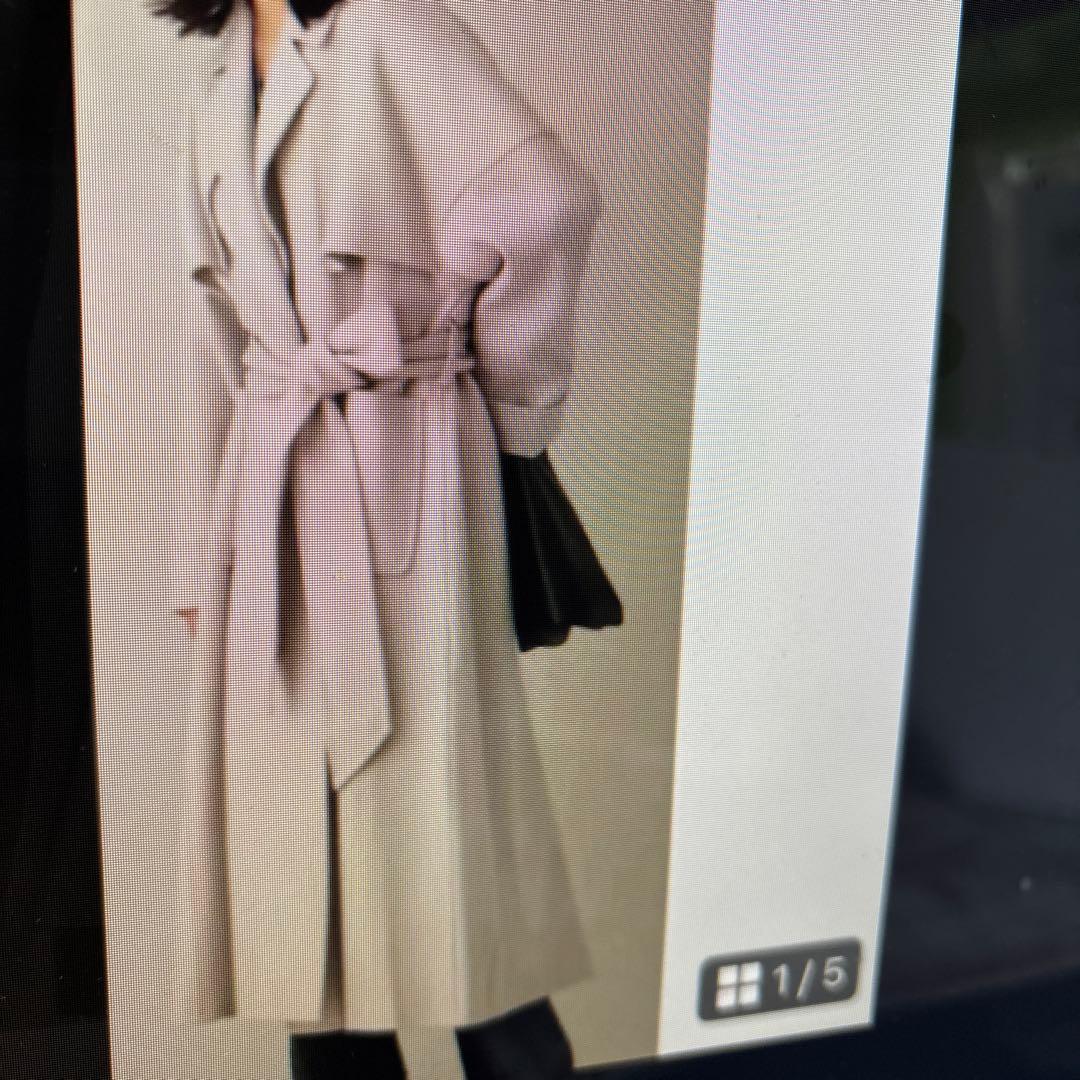 カオス　スーペリアダブルコート ウエストベルト付　べージュ