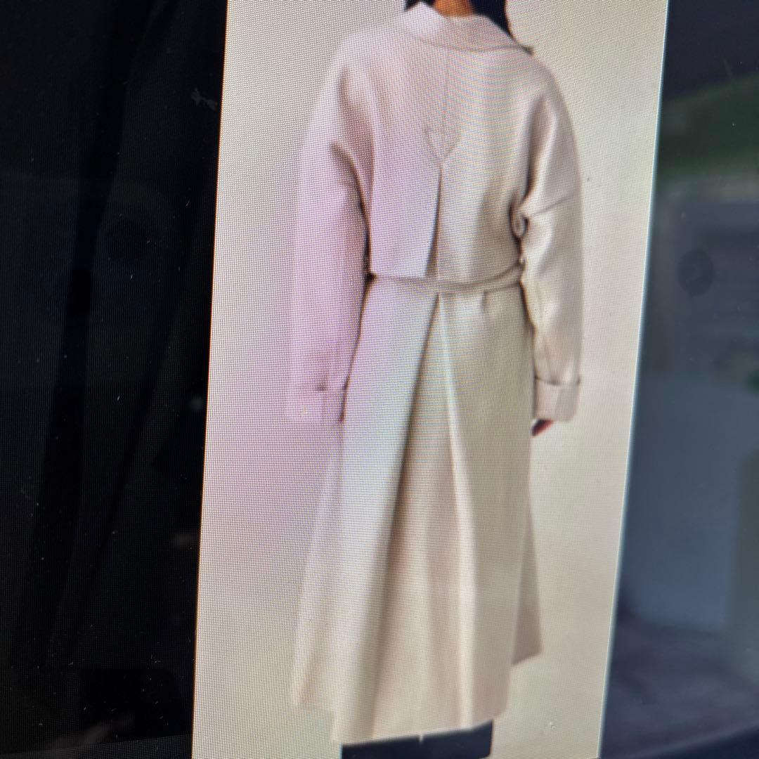 カオス　スーペリアダブルコート ウエストベルト付　べージュ