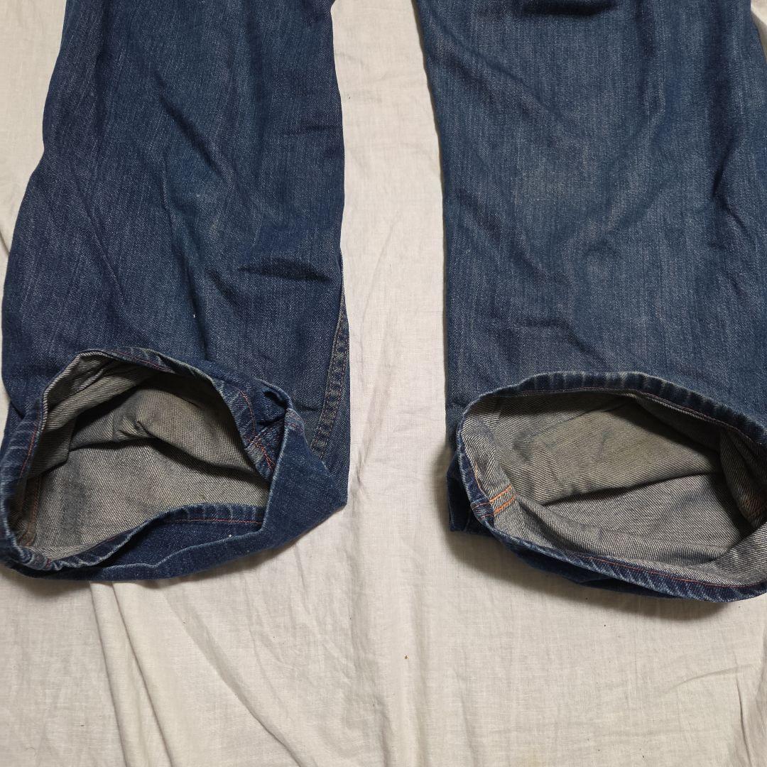 ​激レア 40s 大戦期 ペインターパンツ 股リベ ドーナツボタン 濃紺 W40