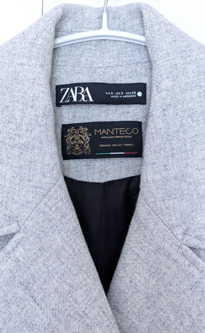 【美品】ZARA MANTECO ロングコート S