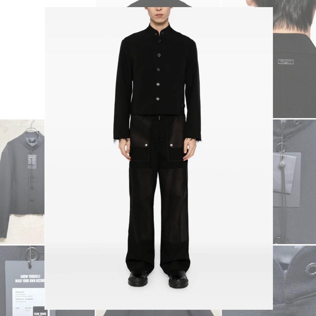 【未使用品】 TEAM WANG design スタンドカラー ジャケット