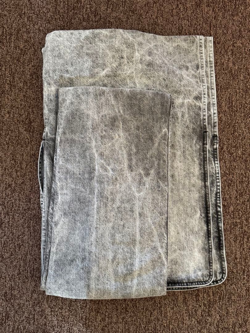 試着のみ/KAPUKI ケミカルブラック 対丈S