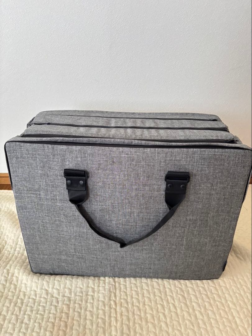 ＊美品＊ファルスカ コンパクトベッドFree メランジグレー