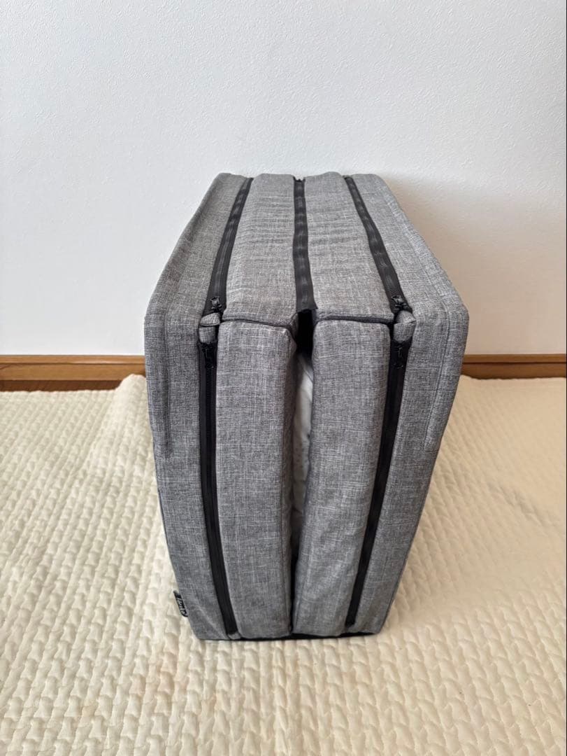 ＊美品＊ファルスカ コンパクトベッドFree メランジグレー