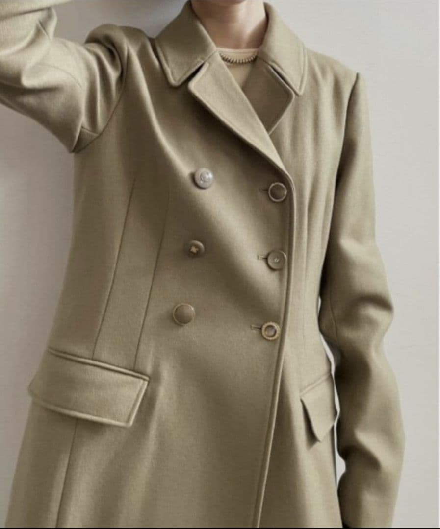 Ameri　WAIST SHAPE ASSORT BUTTON COAT
