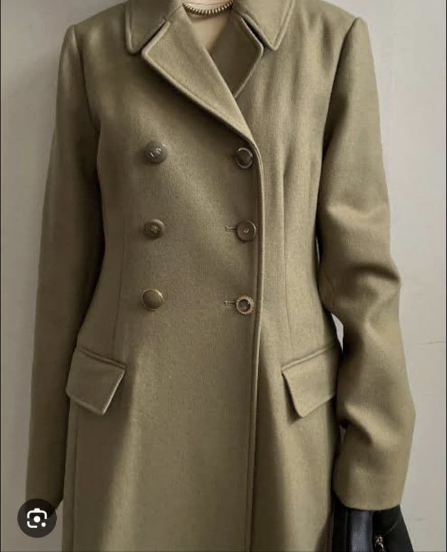 Ameri　WAIST SHAPE ASSORT BUTTON COAT