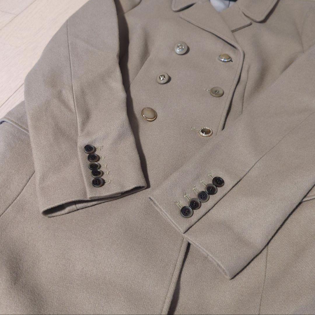 Ameri　WAIST SHAPE ASSORT BUTTON COAT