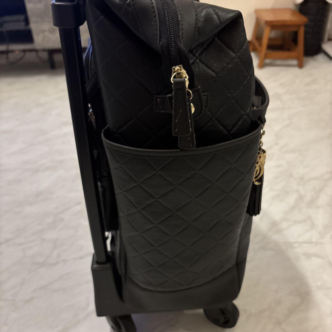 【美品】SWANY / スワニー　4輪　カート ダイヤキルティングキャリー