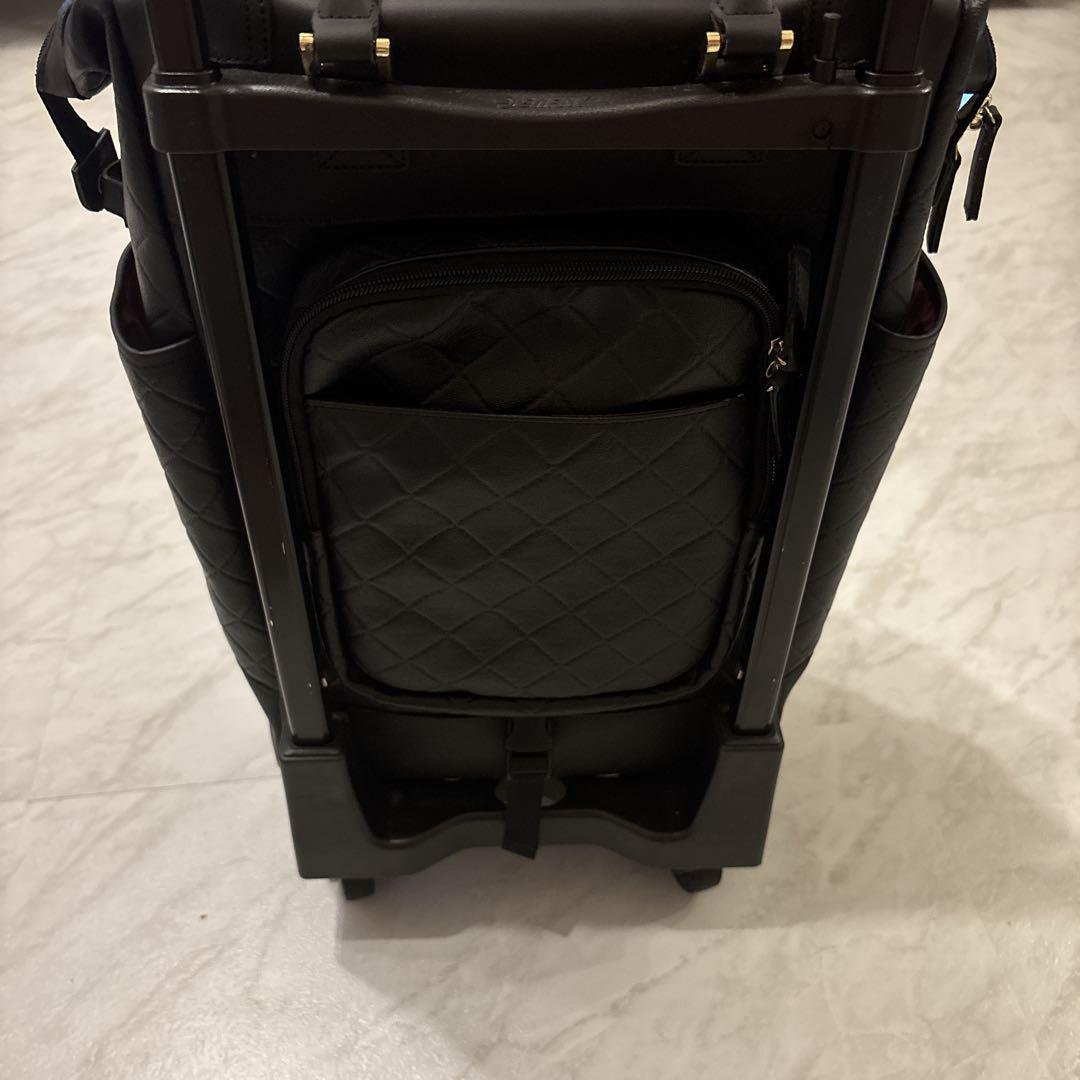 【美品】SWANY / スワニー　4輪　カート ダイヤキルティングキャリー