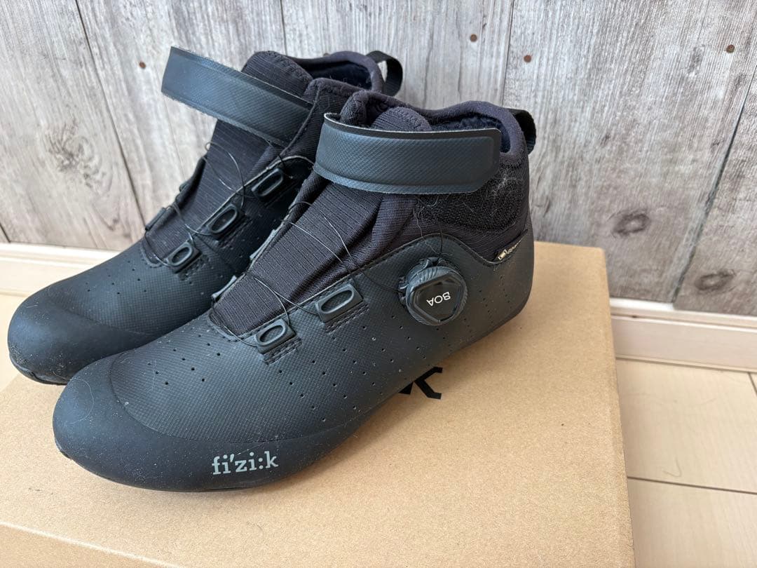 fi'zi:k ブラック ハイカットシューズ BOA ゴアテックス　中古美品