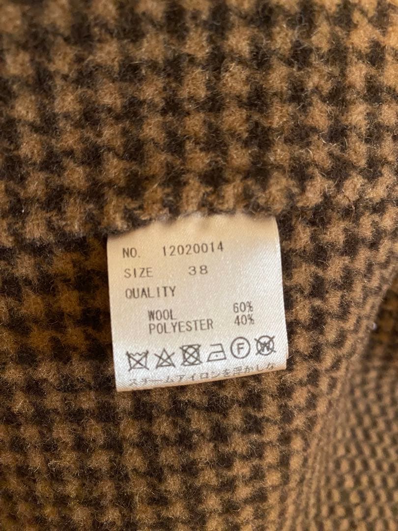 TODAYFUL オーバーチェックコート 38