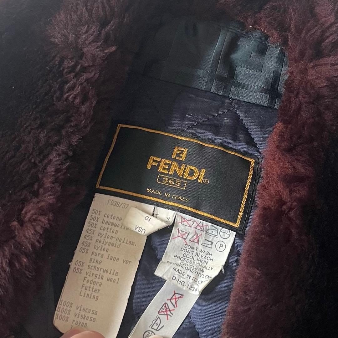 極綺麗❗️デッドストック ダウン キルティング ズッカ ベスト ジレ フェンディ