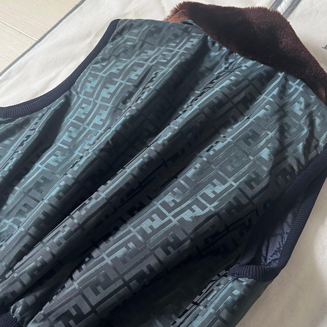 極綺麗❗️デッドストック ダウン キルティング ズッカ ベスト ジレ フェンディ