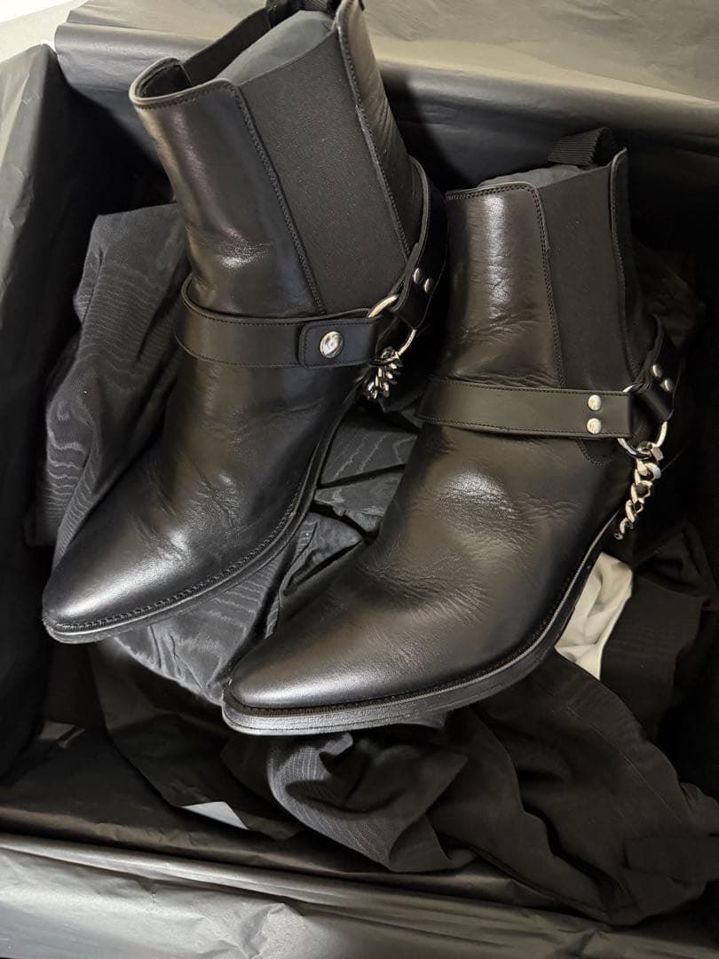 CELINE カマルグ バイカー チェルシーブーツ　39 エディ期