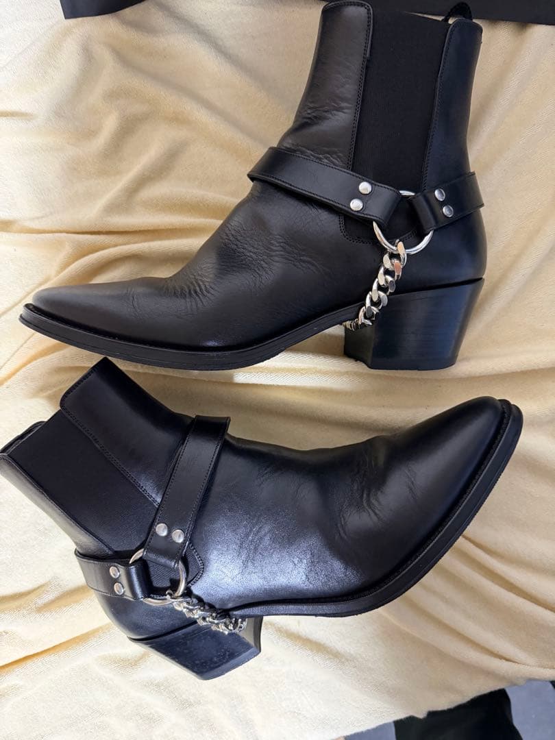 CELINE カマルグ バイカー チェルシーブーツ　39 エディ期