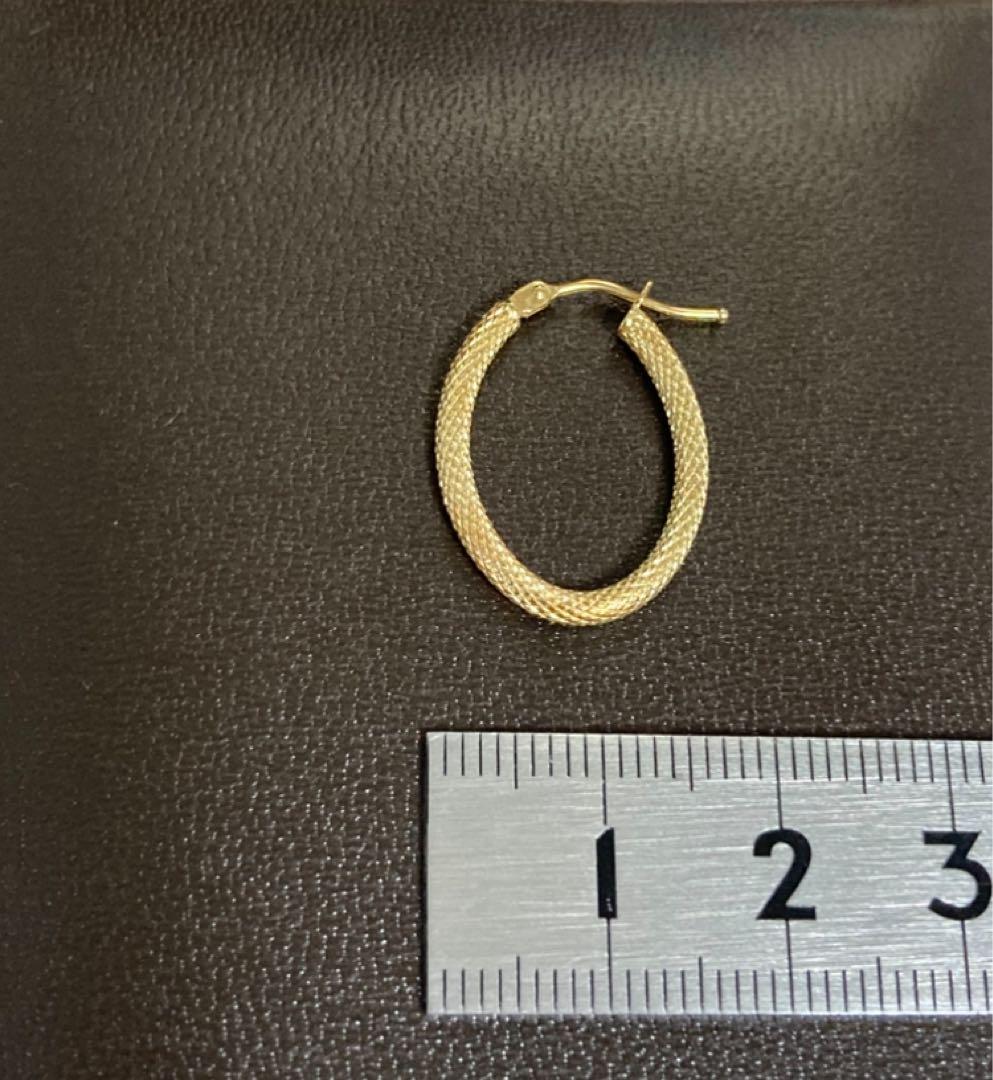 フープピアス　750 ITALY 18金