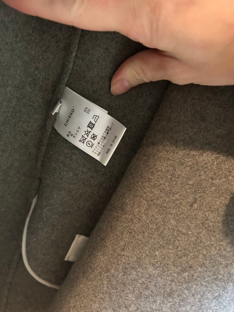 CHIEKO+ wool&cashmere  coat 36 美品