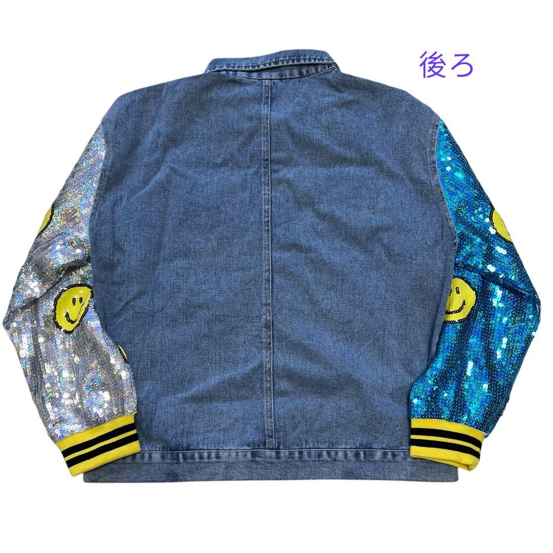 Tweety Bird デニムジャケット 新品タグ付き スパンコールとニコちゃん