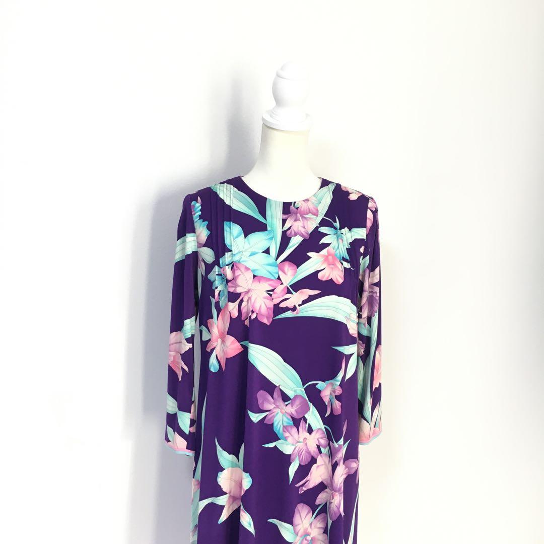 近年美品　LEONARD レオナール　カンカン　スカーフ　ベルト　ワンピース