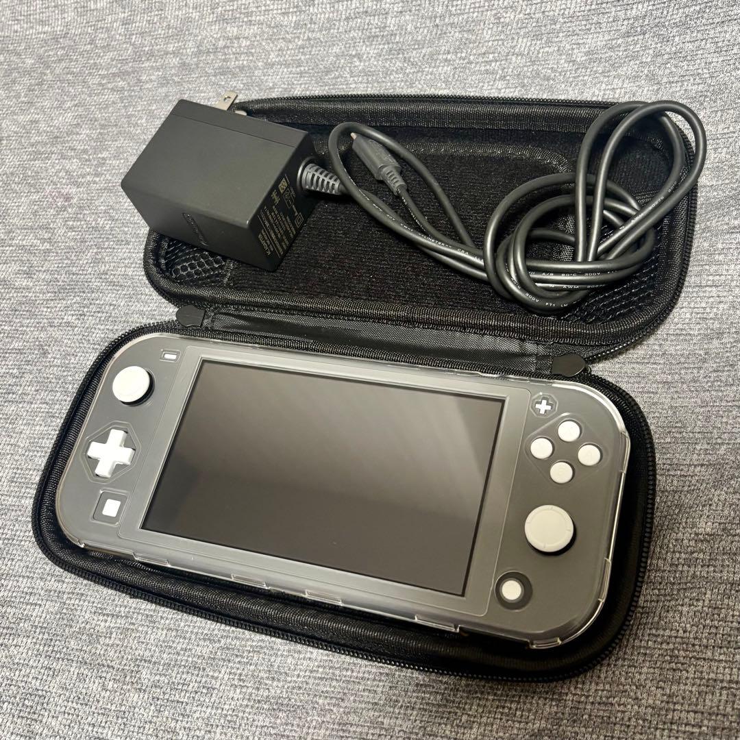 週末価格！Nintendo Switch Liteグレー ケース・充電器・カバー
