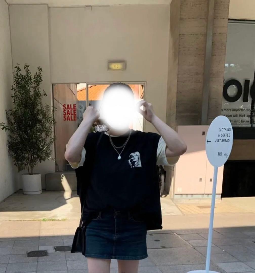 HYSTERIC GLAMOUR オーバーサイズTシャツ ブラック ベスト