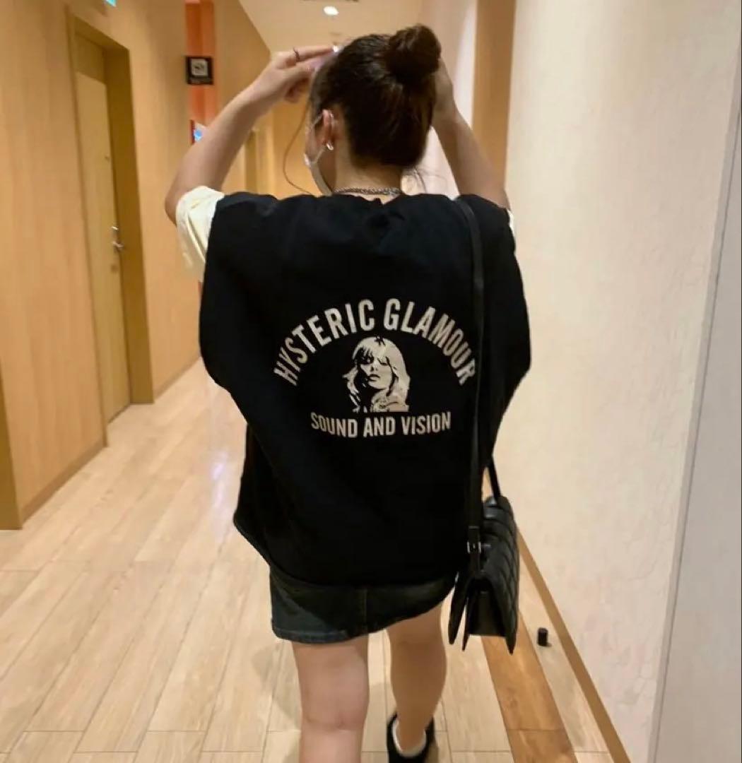 HYSTERIC GLAMOUR オーバーサイズTシャツ ブラック ベスト