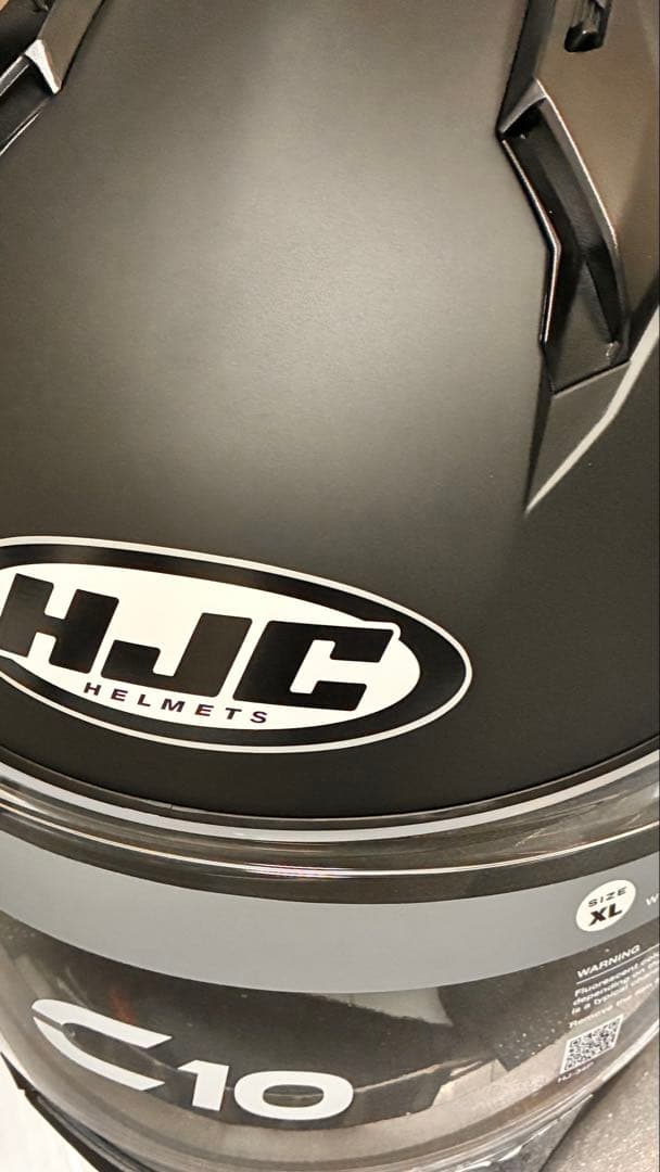 HJC C10ソリッド フルフェイス　XL SEMI FLAT BLACK