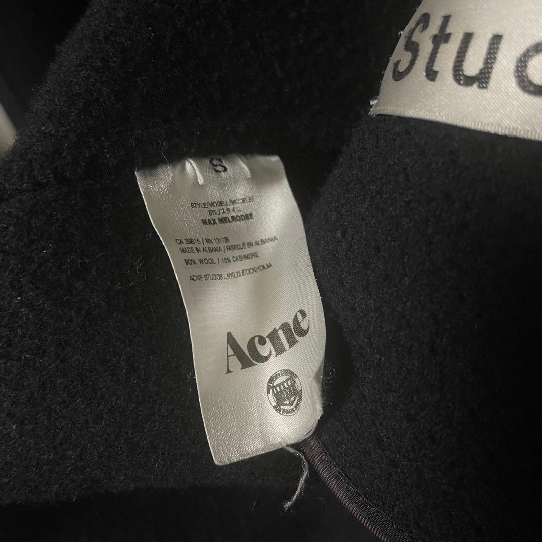 Acne Studios アクネストゥディオズ チェスターコート S 黒