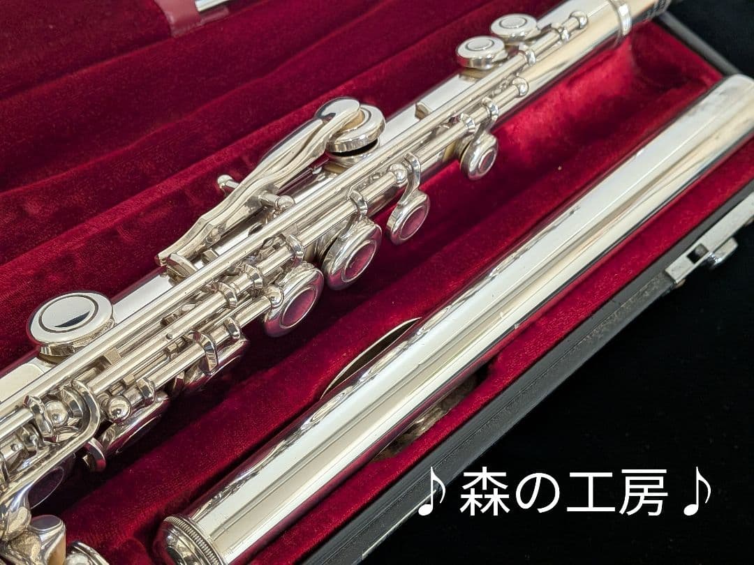 中古フルート専門店‼️部活応援‼️頭部管銀製 ヤマハフルートYFL311 Eメカ