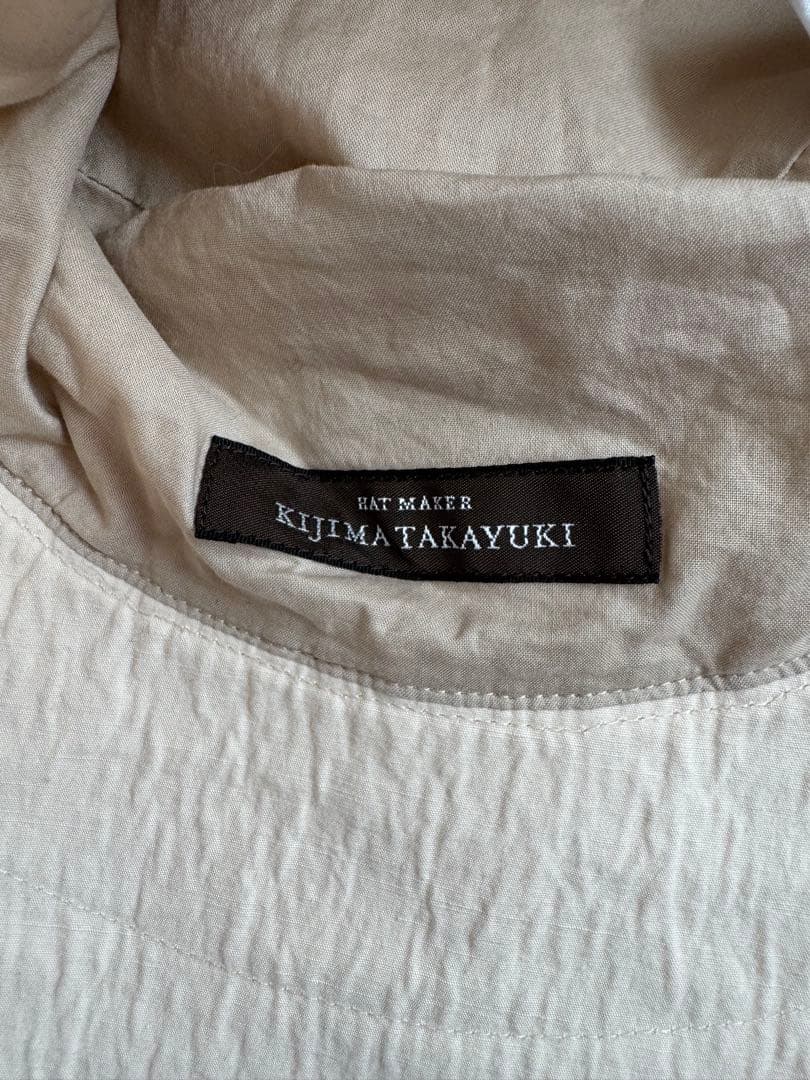 専用KIJIMA TAKAYUKI POLY COTTON BUCKET HAT