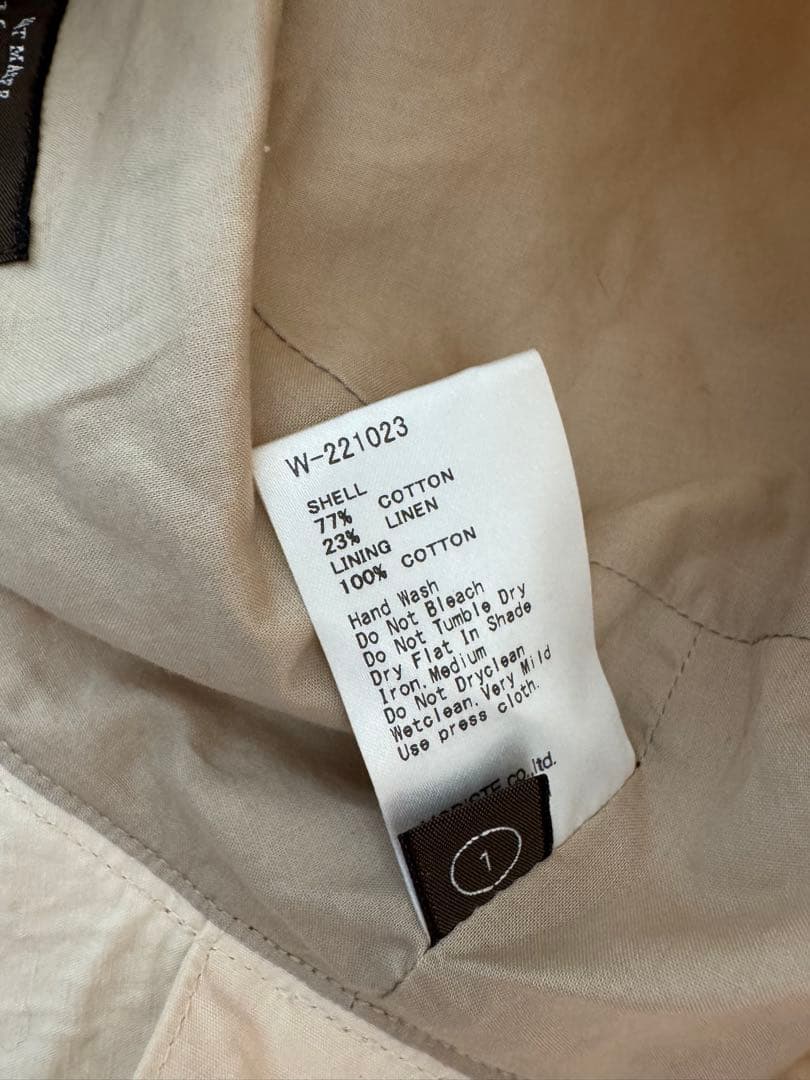 専用KIJIMA TAKAYUKI POLY COTTON BUCKET HAT