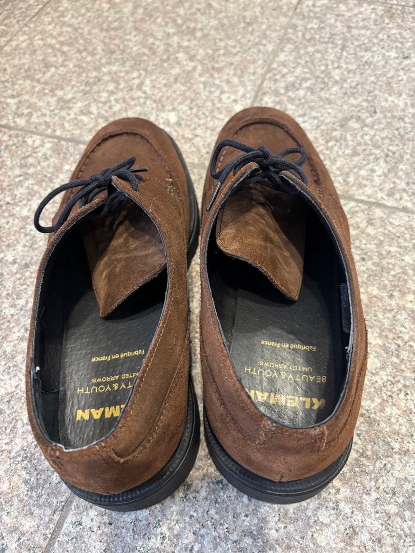 KLEMAN ブラウン スエードシューズ　サイズ40