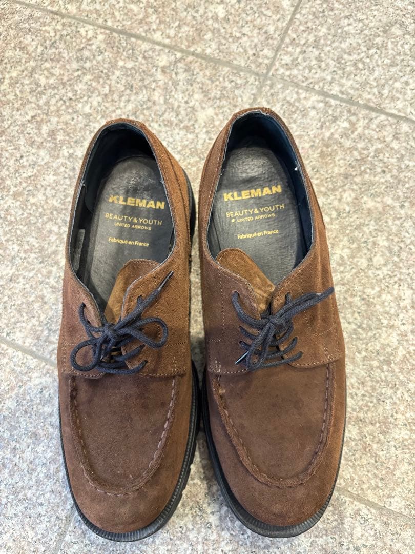 KLEMAN ブラウン スエードシューズ　サイズ40