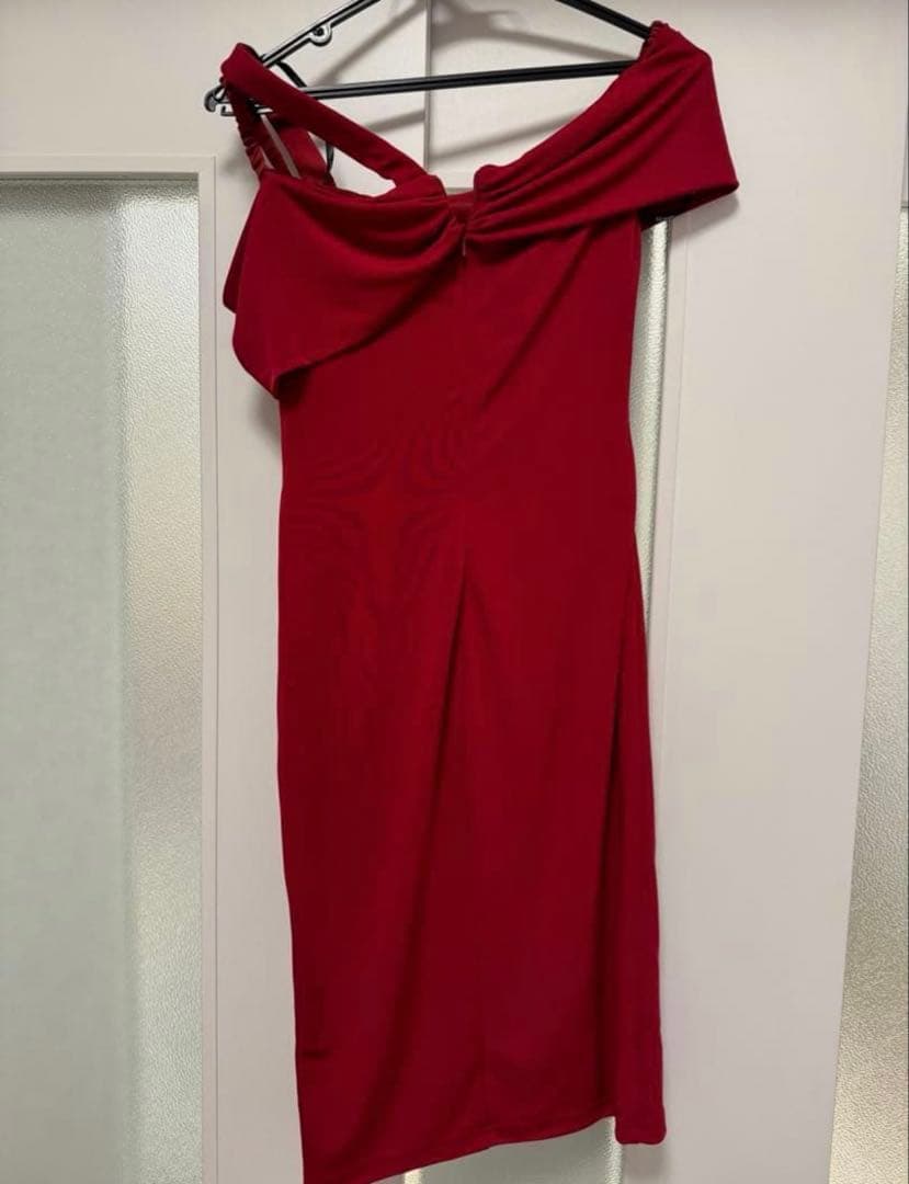 sugar オフショルダー レッドドレス　ヴェート