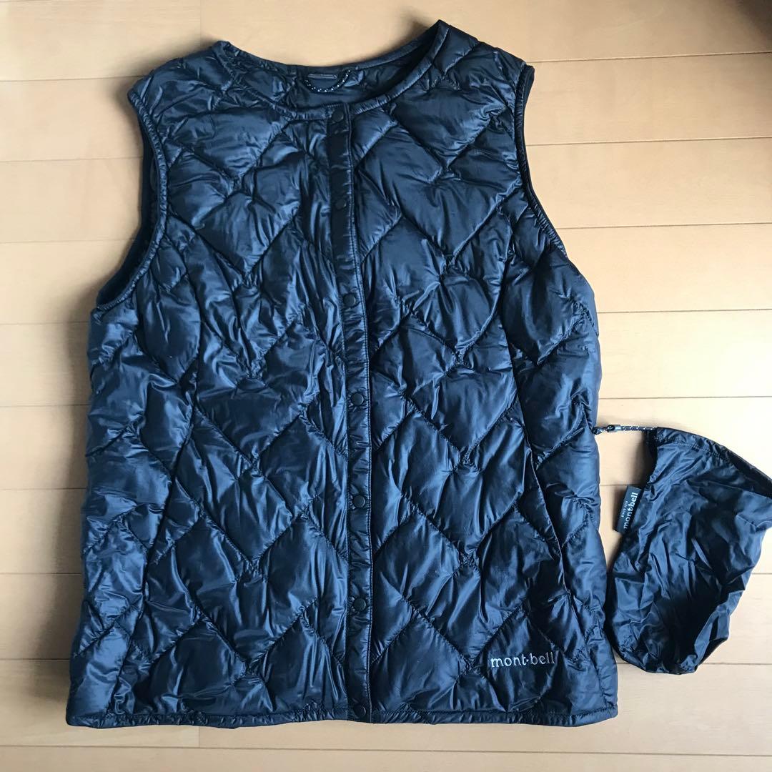 新品・未使用★ モンベル　スペリオダウン　ラウンドネックベスト