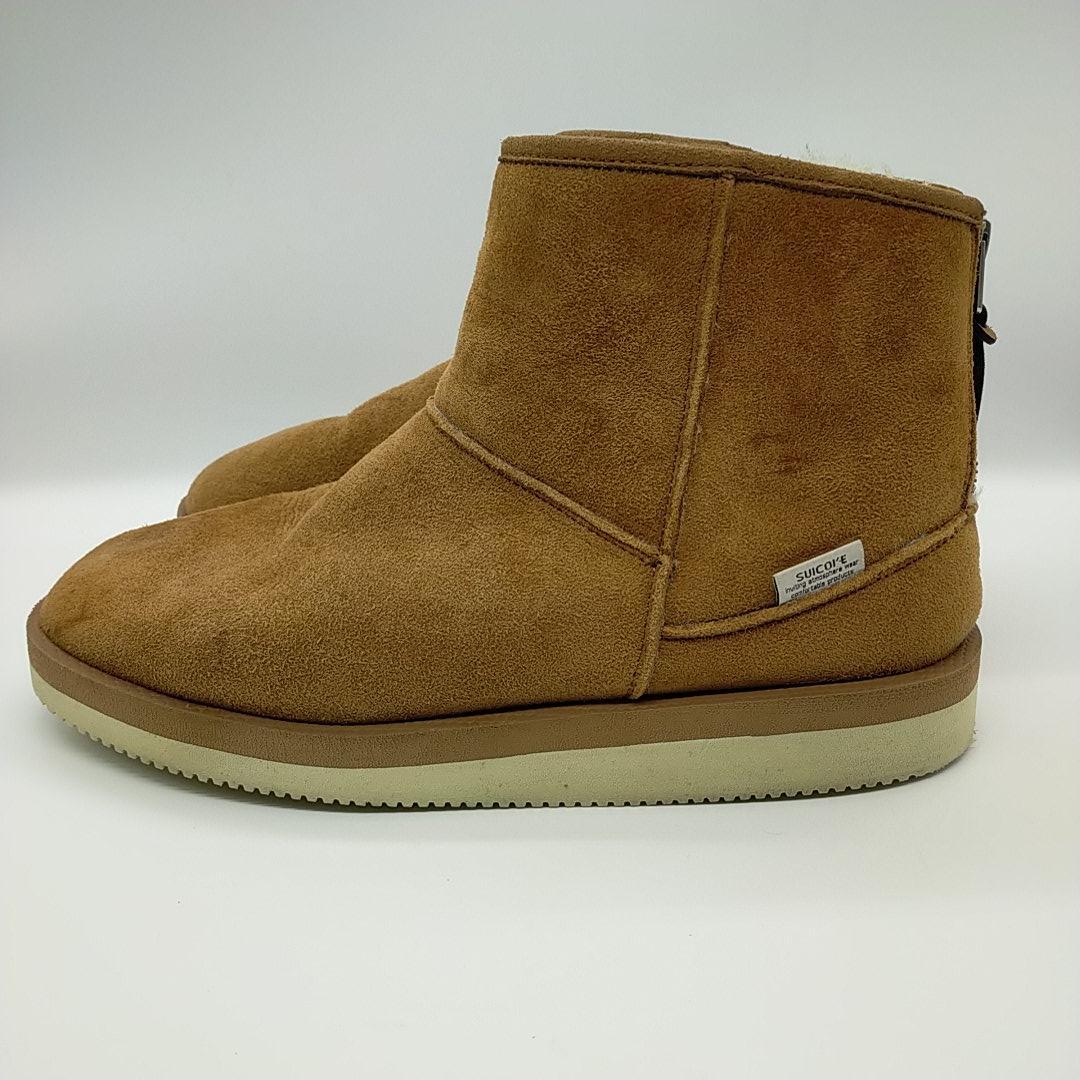 ショウ様限定 スイコック　ミッド　ムートンブーツ　茶 29 ビブラム