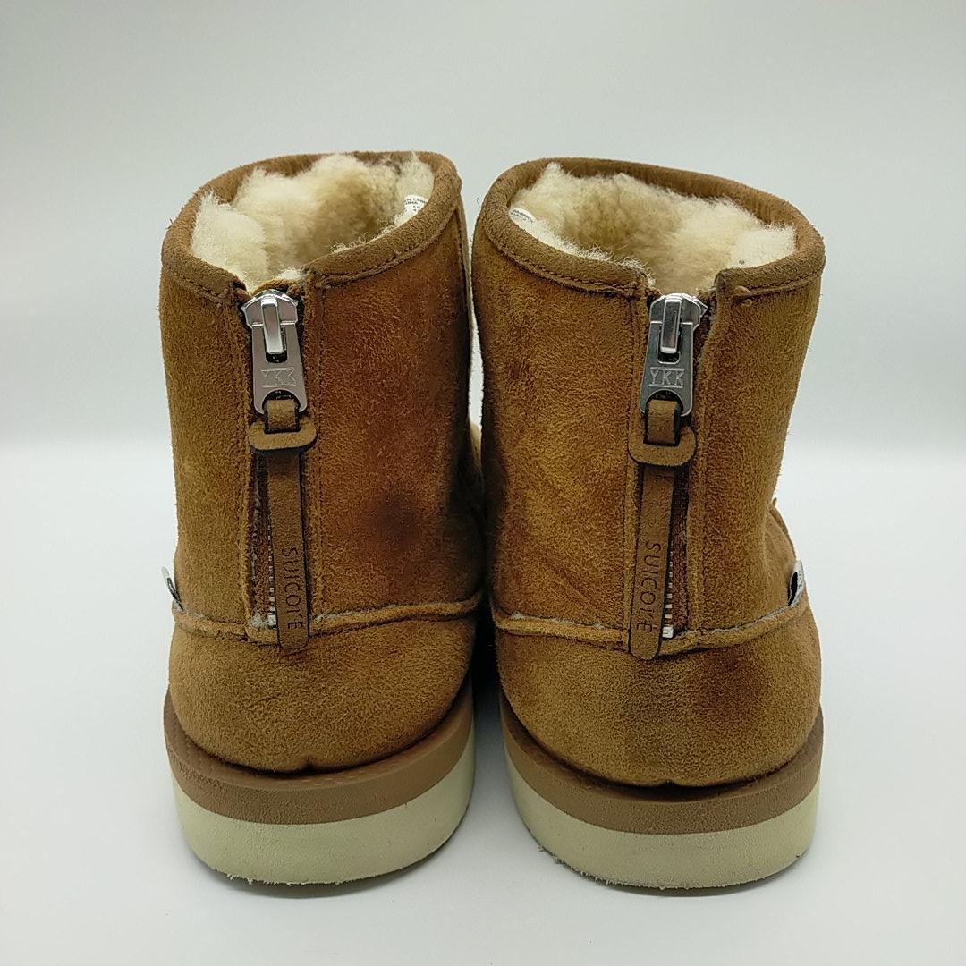 ショウ様限定 スイコック　ミッド　ムートンブーツ　茶 29 ビブラム