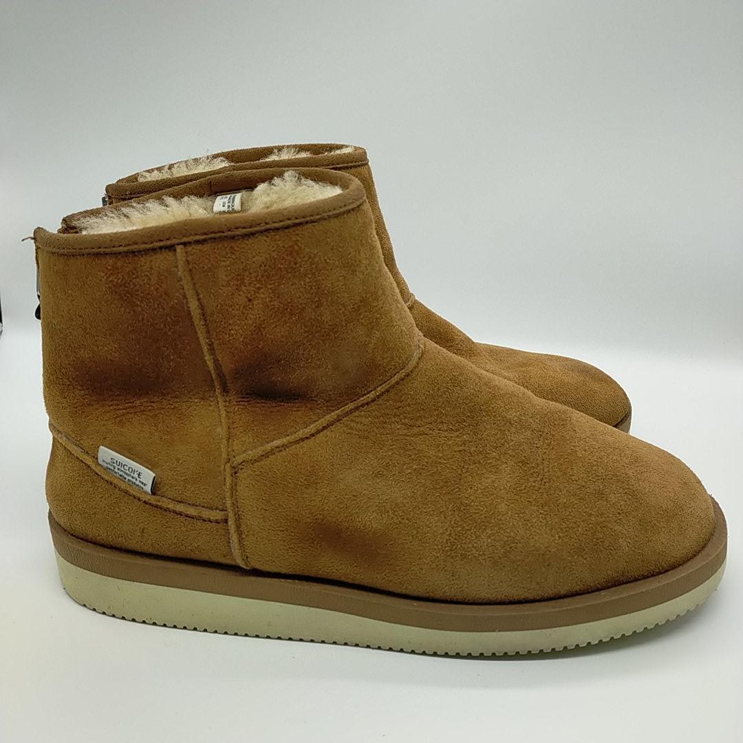 ショウ様限定 スイコック　ミッド　ムートンブーツ　茶 29 ビブラム