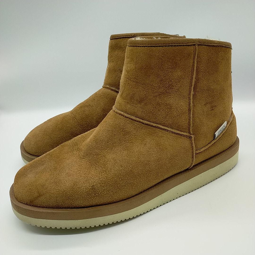 ショウ様限定 スイコック　ミッド　ムートンブーツ　茶 29 ビブラム